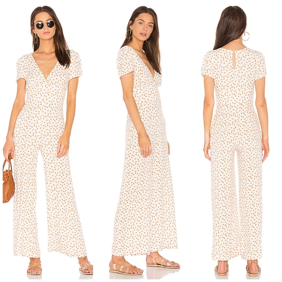 Free People Pants - Free People Mia Short Sleeve Jumpsuit Size 8 🍊
